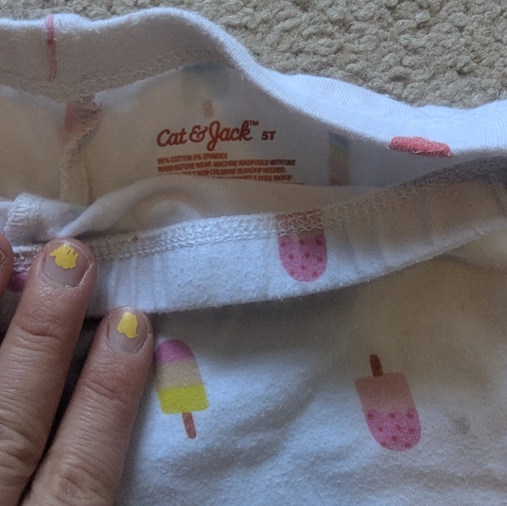 Cat & Jack White Shorts Set - Picture 2 of 7